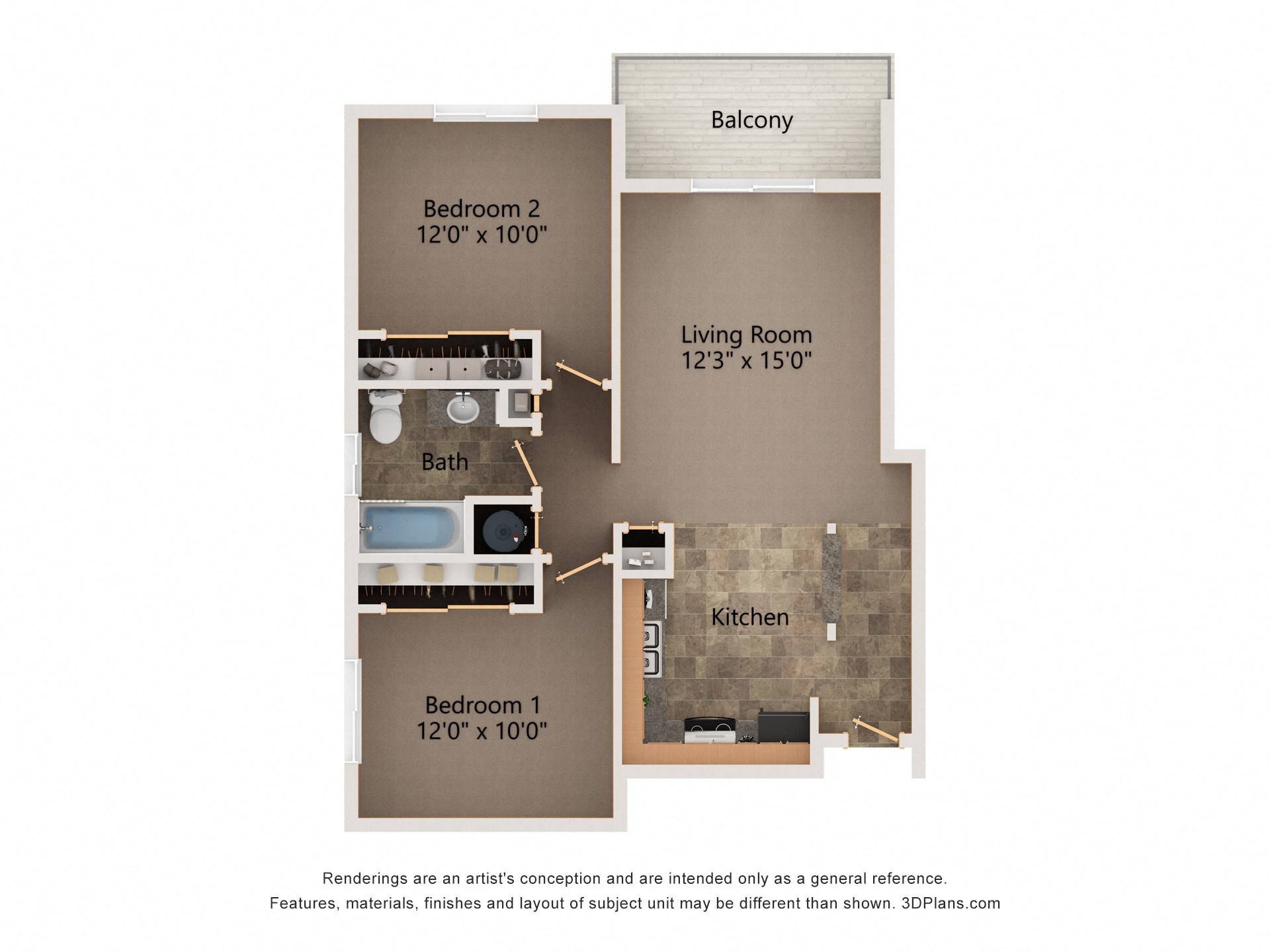 bedroom floor plan | the mansions on the park